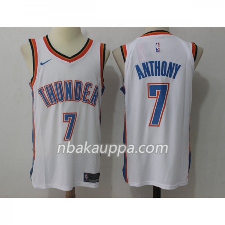Oklahoma City Thunder Carmelo Anthony 7 Nike 2017-18 Valkoinen Pelipaidat Swingman - Miesten